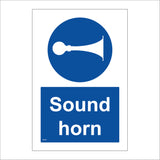 MA035 Sound Horn Sign with Horn