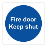 Fire Door Keep Shut Sign MA094