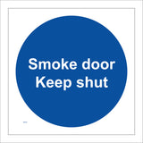 MA110 Smoke Door Keep Shut Sign