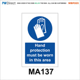 AWBP005 Custom Sign Made To Order Wash Hands Food Preparation Hygiene