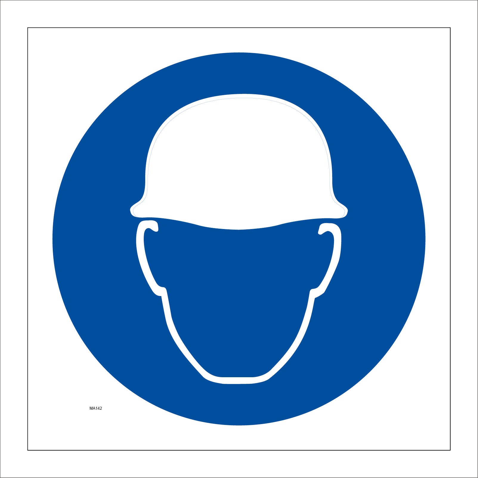 Safety Helmet Sign