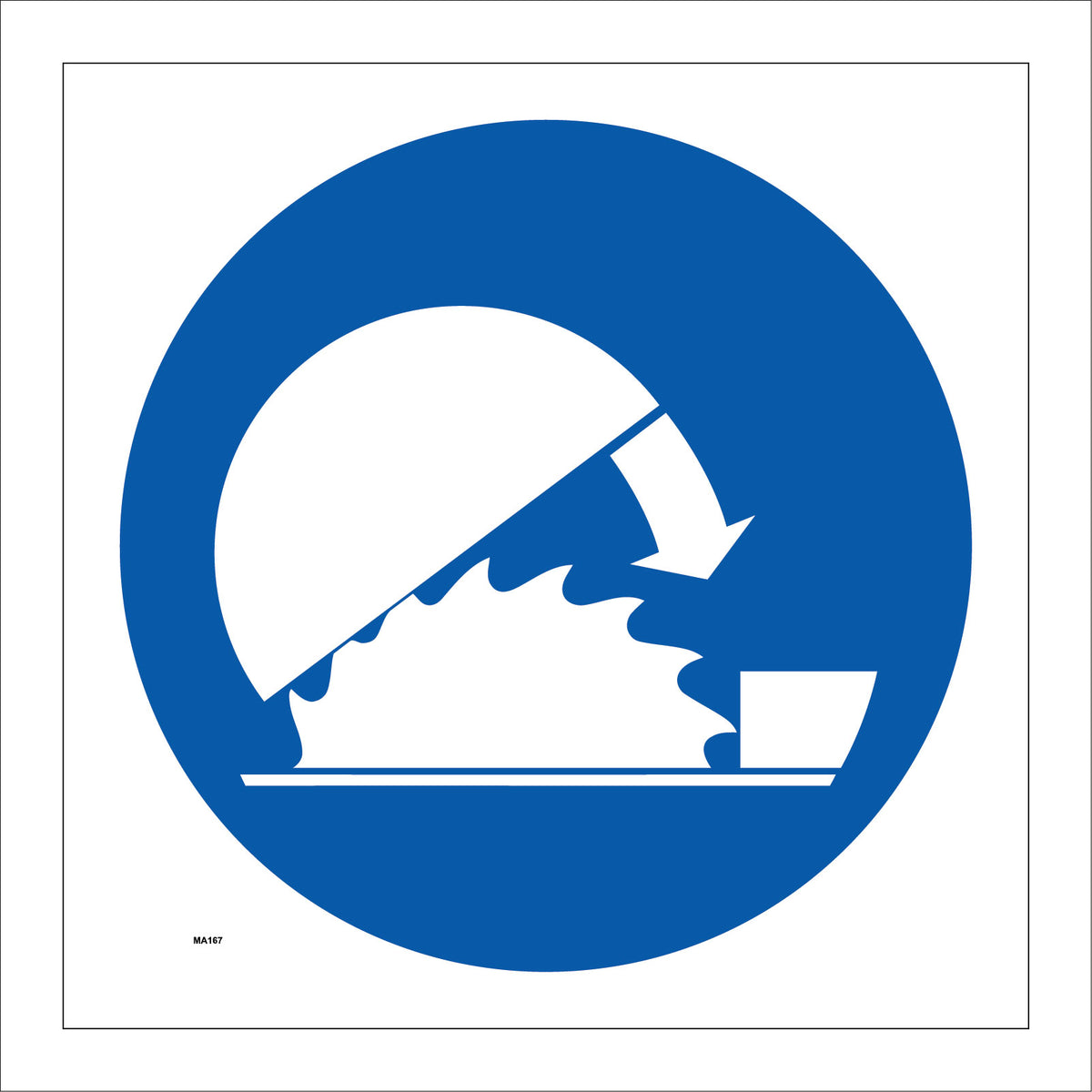 Guard Sign with Blade Arrow Cover – PWDirect