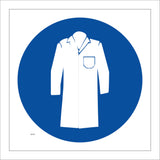 MA192 Protective Clothing Sign with Overcoat