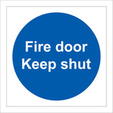 Fire Door Keep Shut Sign MA287