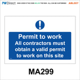 ABL007 Construction Site Safety PPE Keep Out Danger Office