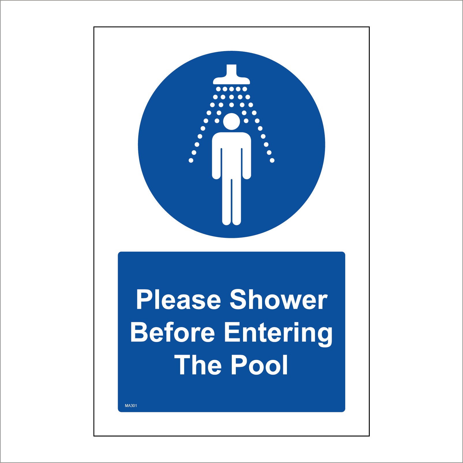 Pool Signs Before Showering Shower Before And After Using The Pool Sign ...