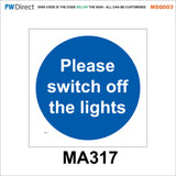 MSQ003 Choice Food Custom Fire Exit Switch Lights Drill Locks
