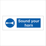 Sound Your Horn Sign MA331