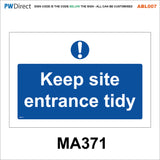 ABL007 Construction Site Safety PPE Keep Out Danger Office