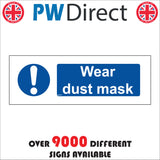 MA433 Wear Dust Mask Sign with Circle Exclamation Mark