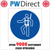 Safety Harness  Sign MA447
