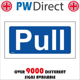 MA496 Pull Sign