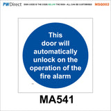 MSQ002 Choice Custom Fire Doors Alarms Gangway Lock Automatic