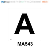 MSQ004 Custom Choice Image Alphabet Capitals Numbers Letters