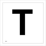 MA562 Letter Character T Warehouse Shelving Factory Storeroom Alphabet Sign