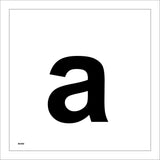 MA569 Letter Character a Warehouse Shelving Factory Storeroom Alphabet Sign
