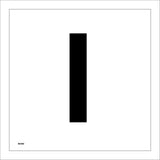 MA580 Letter Character l Warehouse Shelving Factory Storeroom Alphabet Sign