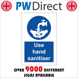 Use Hand Sanitiser Sign MA611