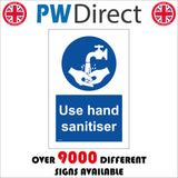 Use Hand Sanitiser Sign MA612