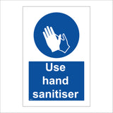 Use Hand Sanitiser Sign MA617