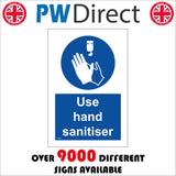 Use Hand Sanitiser Sign MA620
