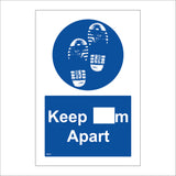 Keep  m Apart Sign MA655