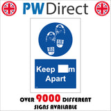 Keep  m Apart Sign MA655
