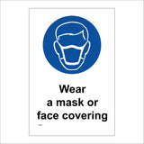 Wear A Face Covering Air Breath Protect MA709