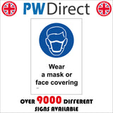Wear A Face Covering Air Breath Protect MA709