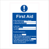 MA785 First Aid In The Event Accident Illness Sick Bay Ambulance