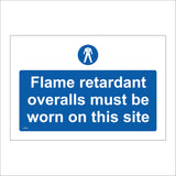 MA788 Flame Retardant Overalls Must Be Worn On Site