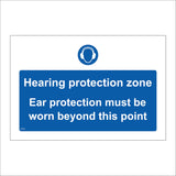 MA789 Hearing Protection Zone Ear Worn Beyond This Point