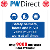 MA795 Safety Helmets Boots Hivis Vests Worn All Times