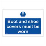 MA822 Boot Shoe Covers Must Be Worn