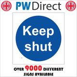 MA832 Keep Shut Closed Secure Fire Door Building