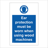 MA840 Ear Protection Worn When Using Wood Machines