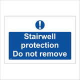 MA841 Stairwell Protection Do Not Remove
