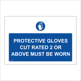 MA842 Protective Gloves Cut Rated 2 Or Above Must Be Worn
