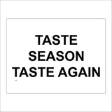 MA861 Taste Season Taste Again