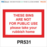 PBL003  Nosey Neighbour Ring Bell Left Right Parcel Drop Box