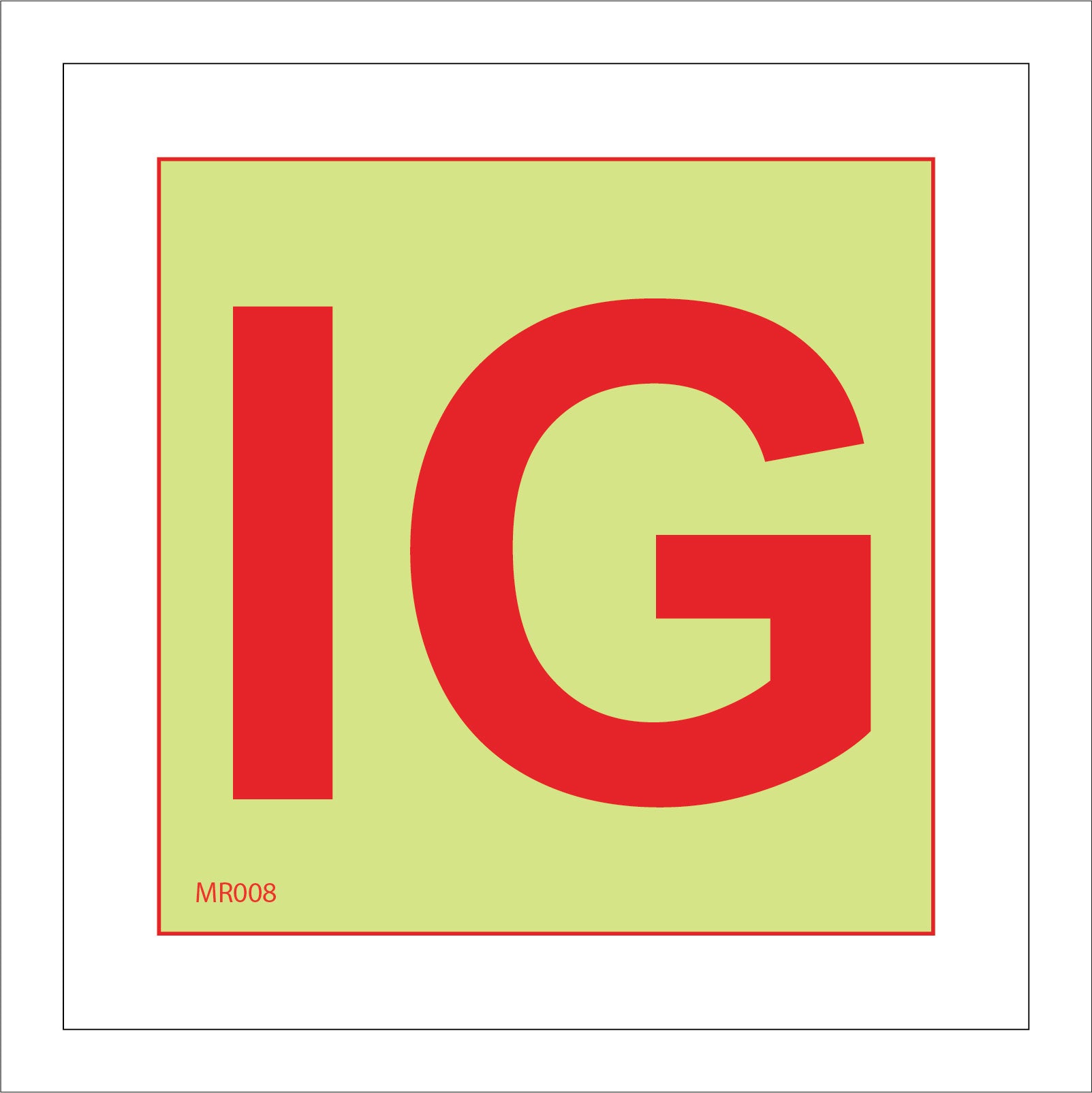 Inertskip Sign Inert Gas Symbol