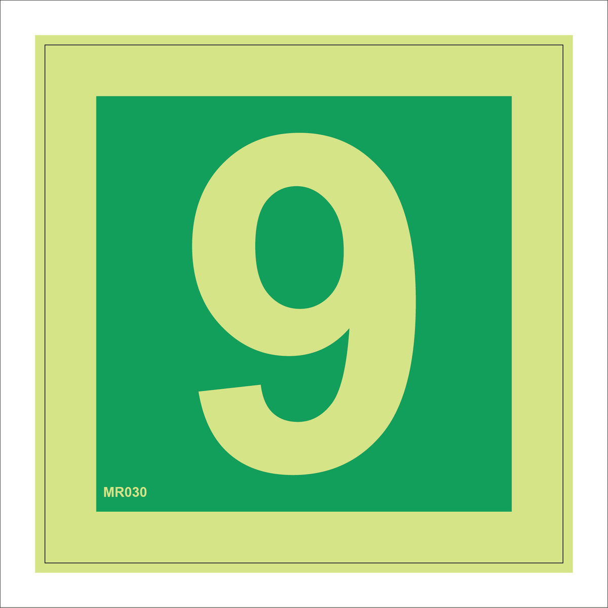 Bay 9 Sign Marine 9 Sign – PWDirect