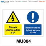 AWBL004 Made Order Danger Electricity Meter Car Charging Isolate