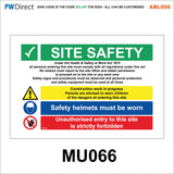 ABL006 Danger Construction Keep Out Site Safety Speed Limit Signs