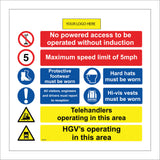 MU252 No Powered Access Telehandlers PPE Logo Safety