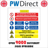 MU252 No Powered Access Telehandlers PPE Logo Safety