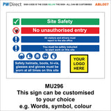 ABL007 Construction Site Safety PPE Keep Out Danger Office