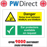 MU316 Noise Level Between 80DB A 85DB Ear Protectors