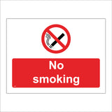 NS004 No Smoking Sign with Cigarette