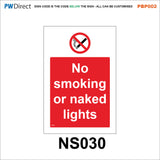 PBP002 No Smoking Vaping On Premises Area Office Shelter